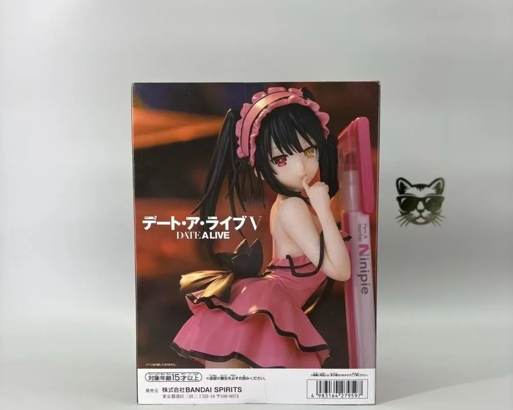 Original Genuine Banpresto DATE A LIVE 13cm Tokisaki Kurumi PVC Model Doll Collection Figurine Model Toys Birthday Gift