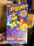 Hasbro Marvel Legends Green Goblin Mary Jane Retro Video Tape Series Doppelpack 6-Zoll-Actionfigur