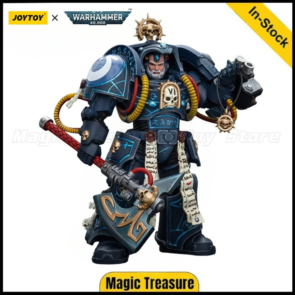 【In Stock】JOYTOY Warhammer 40K Ultramarine Terminator Armor Think Tank Armor 1/18 Action Figure