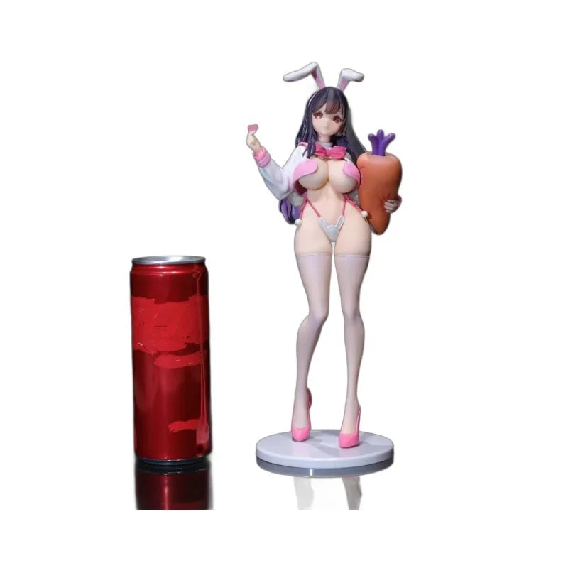 29cm Cartoon J.K Bunny Girl Tsukuyomi Character Hand-Made Model Sexy Uniform Rabbit Ears Beautiful Girl Desktop Ornaments Toy Gi