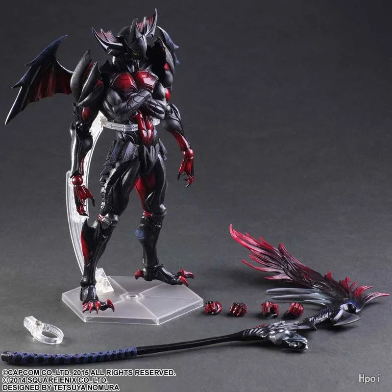 SQUARE ENIX Original PLAY ARTS Modified Finished Movable Doll Monster Hunter X Anime Action Figure Model Toys Gifts for Boys