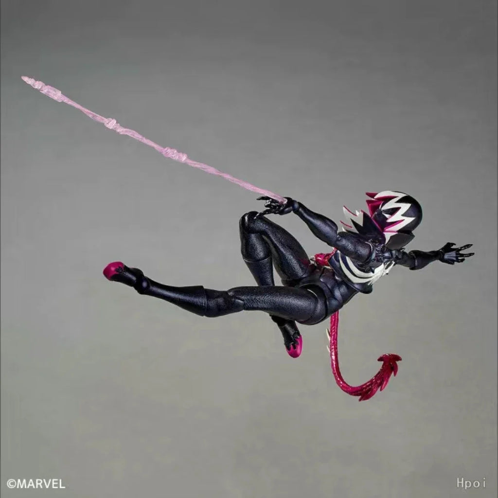 New KO Venom Gwen Marvel Anime Action Figures Figurine Kaiyodo Amazing Yamaguchi Revoltech Statue Model Customized Kid Toy Gifts