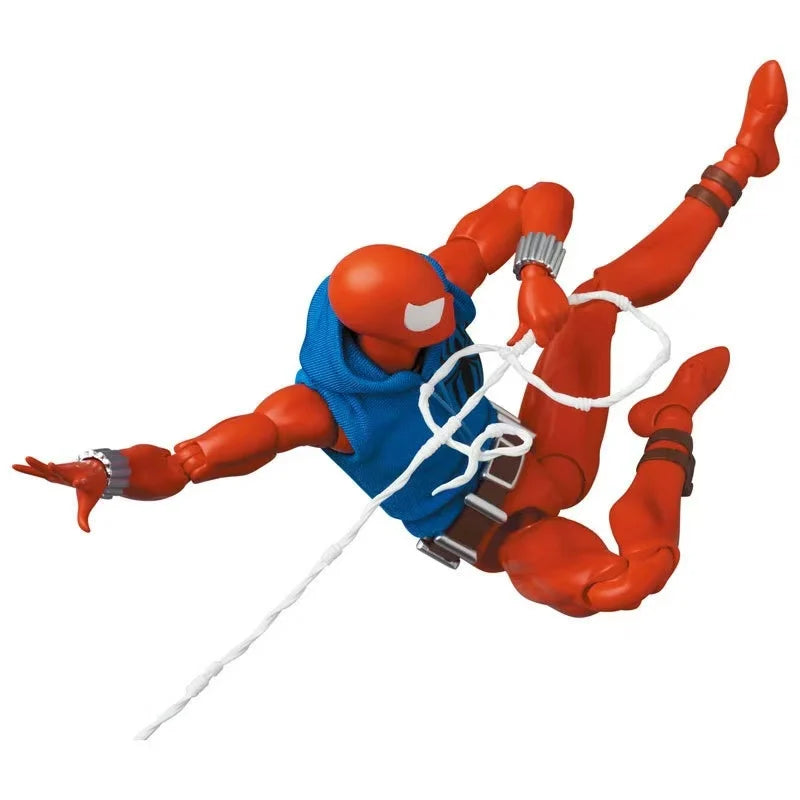 CT KO Mafex 186 Scarlet Spider Man Action Figures Mafex 190 Spider Man Movable Statues Model Doll Collectible Ornaments Gift