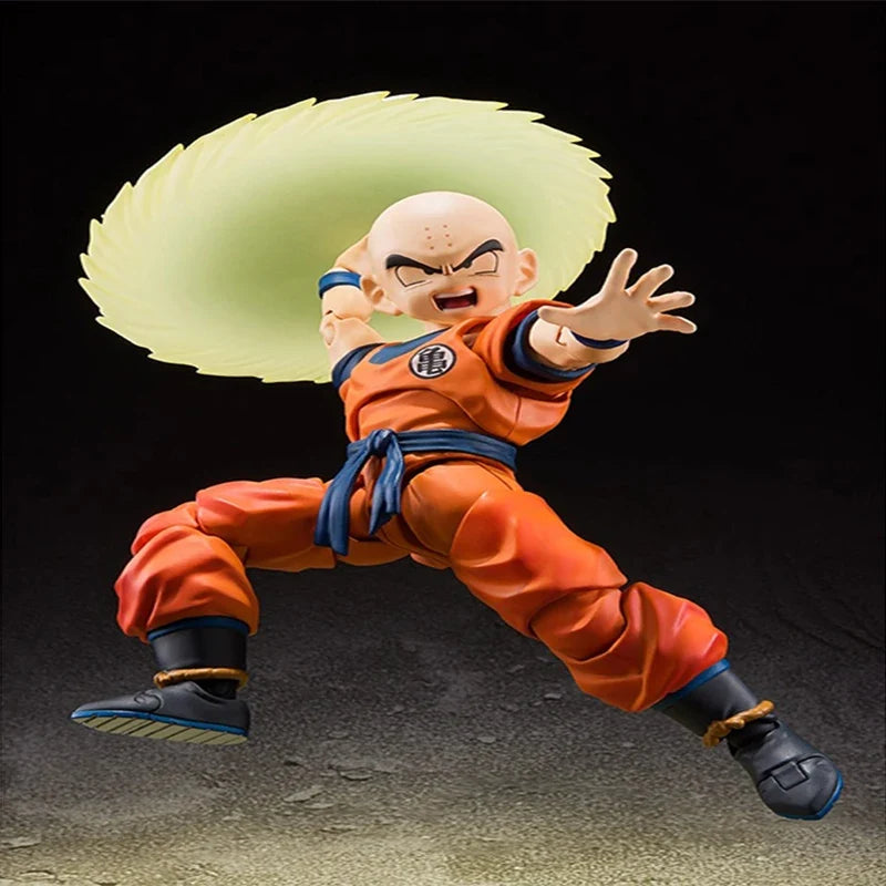 Original Sh Figuarts Shf Dragon Ball Krillin 2.0 Stronger Man of The Earth Action Figure Model Anime Toys FigureGift Figure