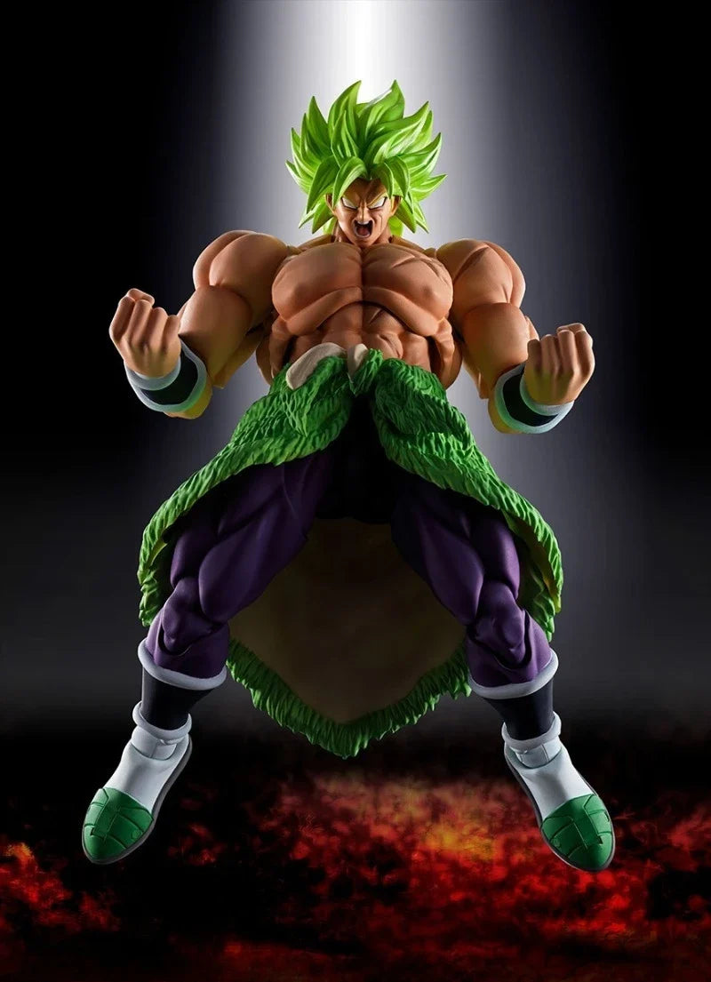 Bandai SHF Dragon Ball Theater Super Saiyan Broly Full-Strength Form Spot Moving Doll Model Gift Collection