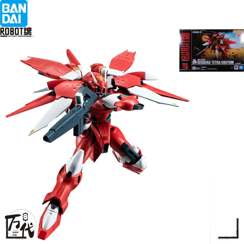 ORIGINAL BOX BANDAI GENUINE ANIME GUNDAM MODEL ROBOT SOUL SERIES AGX-04A1 GERBERA TETRA ACTION FIGURE TOYS AND GIFTS