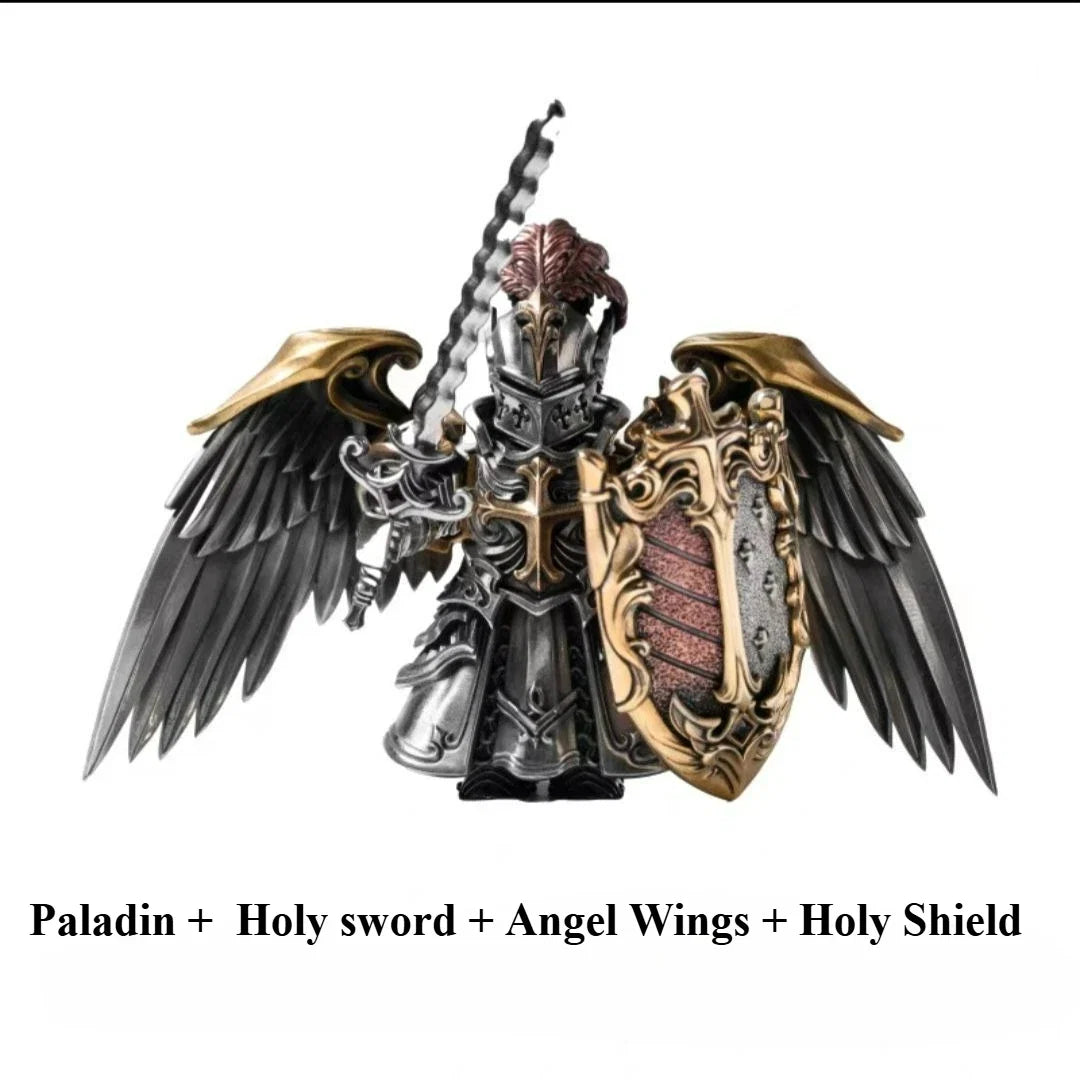 Paladin Magnetic Detachable Metal Figurine Desktop Decoration Copper Pendant Handle Figurine small gifts and souvenirs