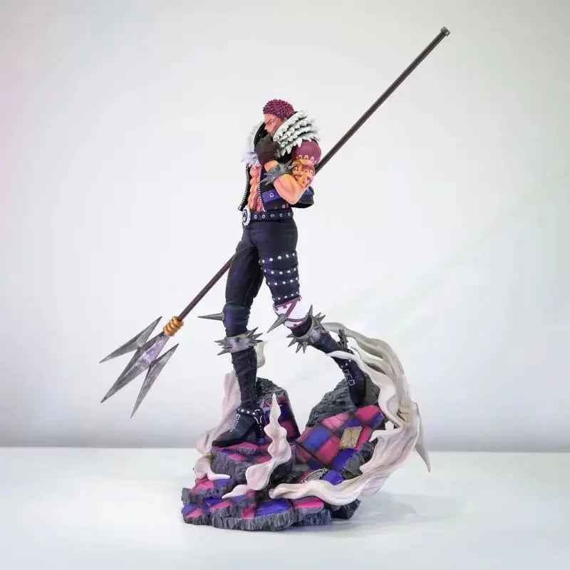 Hot Jt Statue 44cm Anime One Piece Figures Charlotte Katakuri Action Figures Gk Toy Model Ornaments Animation Gift