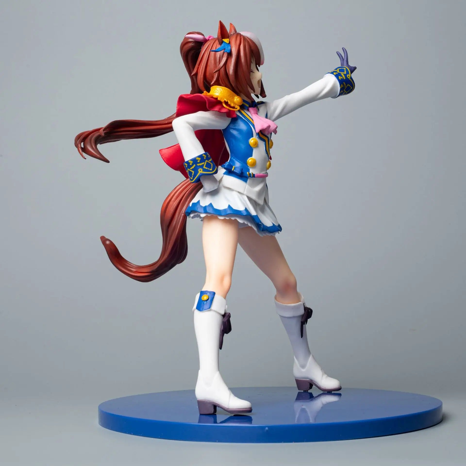 26CM New Anime Game Pretty Derby Tokai Teio kawaii Double expression Action Figure PVC Model Toys Doll ornament Gifts