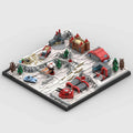 1646pcs MOC Command Conquer C Red Alert Soviet Base Games Model Building Blocks Bookshelf Decor, Home Decor For Son Holiday Gift
