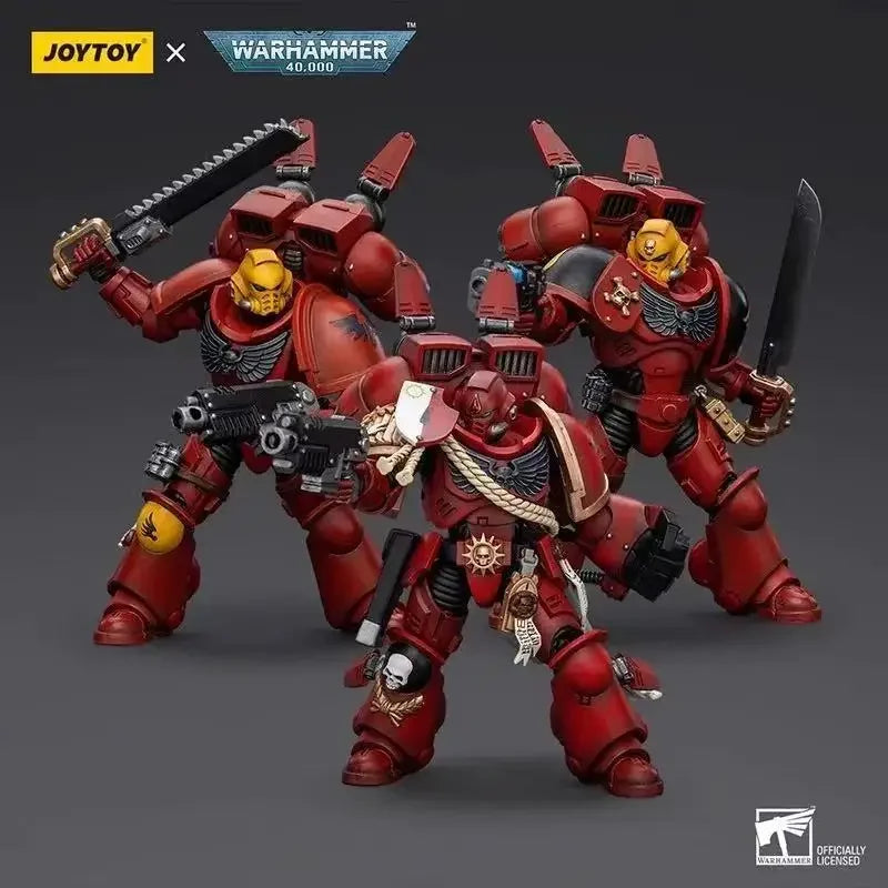 JOYTOY  40K 1/18 Action Figure Ultramarines Blood Angels Jump Pack Captain Figure Model Collection Toy Gift