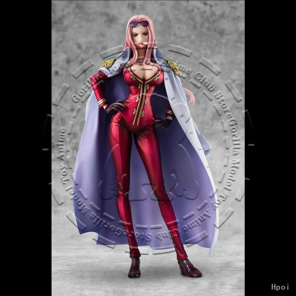 In Stock Original Genuine MegaHouse POP ONE PIECE Hina 235mm Portrait Of Pirates Anime Figure Statue Collectible Ornament
