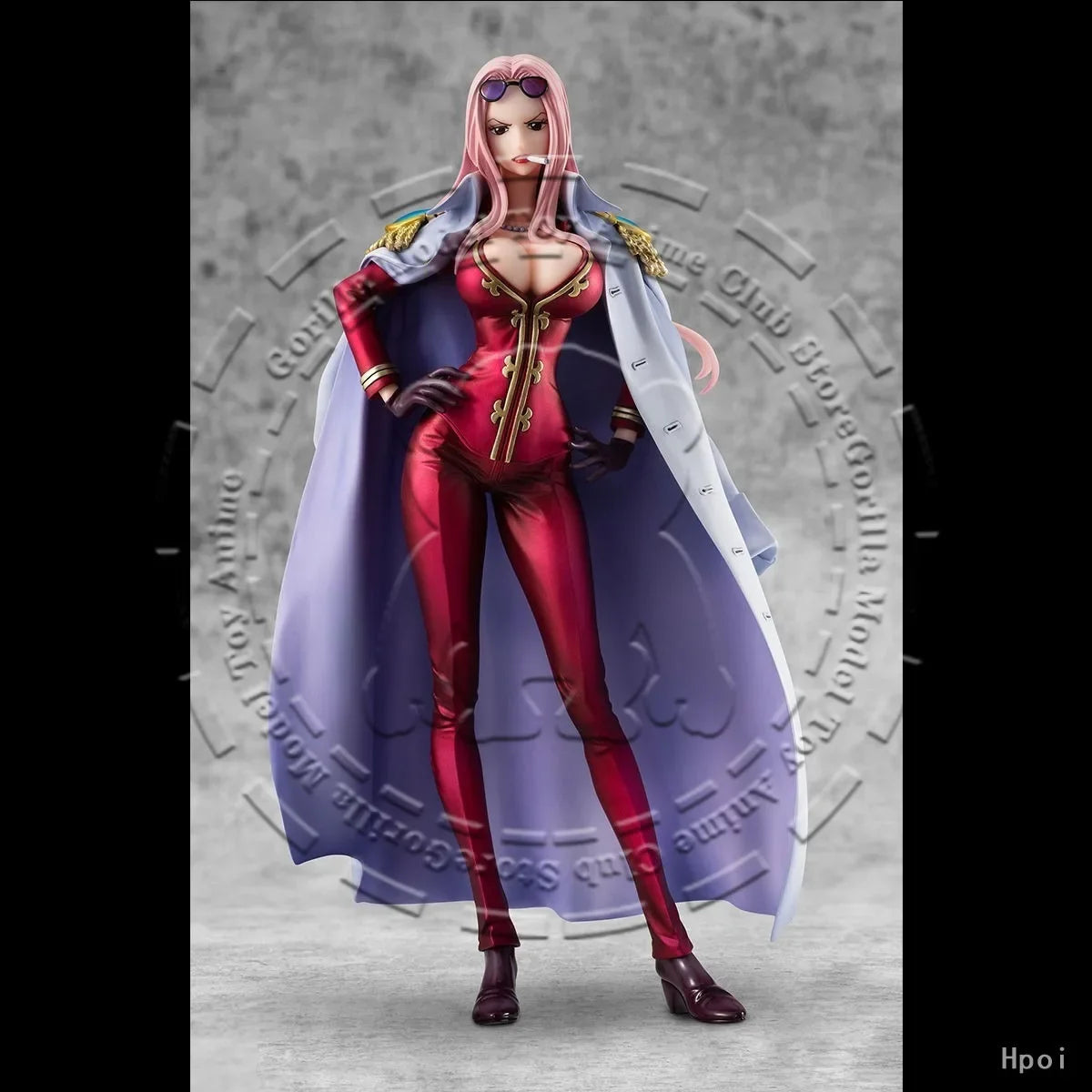 In Stock Original Genuine MegaHouse POP ONE PIECE Hina 235mm Portrait Of Pirates Anime Figure Statue Collectible Ornament
