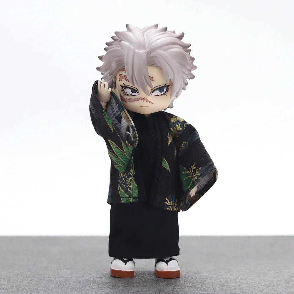 Demon Slayer OB11 Doll Mitsuri Kanroji Muichiro Tokito BJD Movable Joints Anime Figures Complete Full Set Anime Merchandise Toy