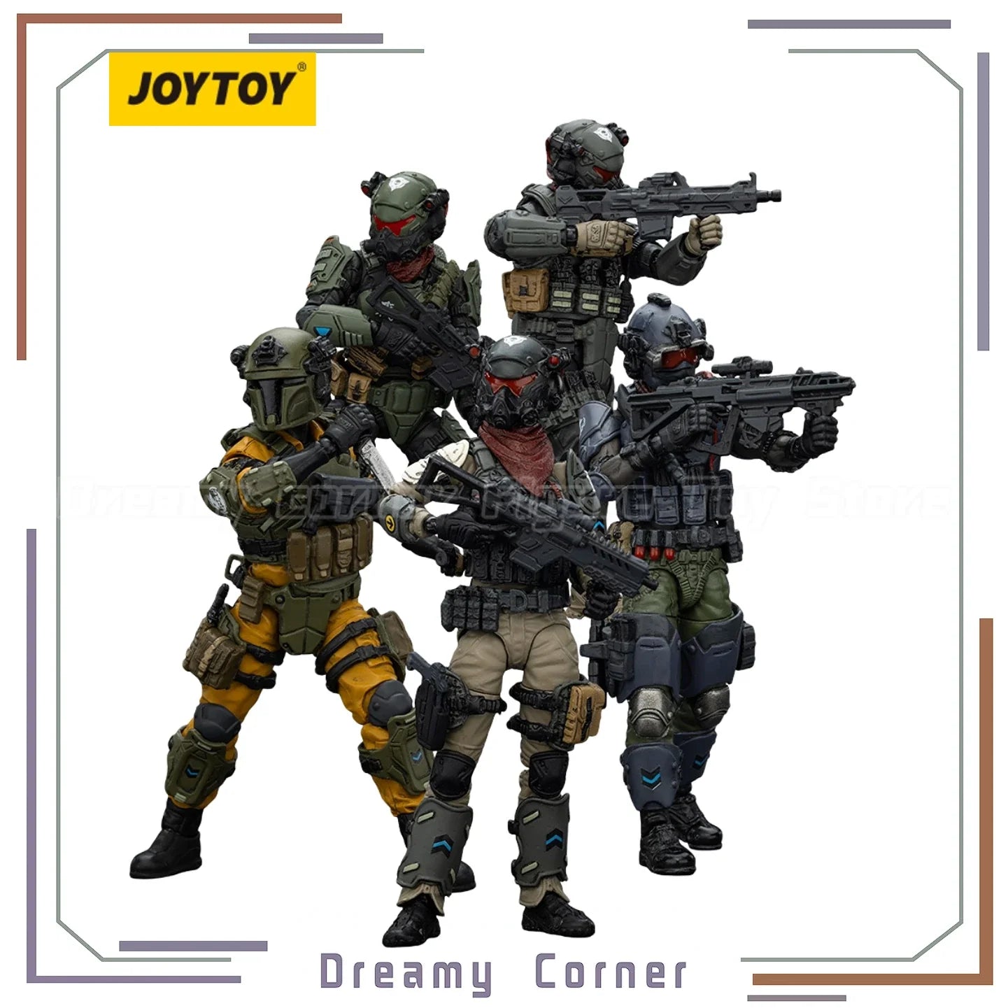 【Auf Lager】JOYTOY Stellar Scar Angriffsteam Darksilicon Firesulfur Gravelgold Titanite Ghostmanganese 1/18 Actionfigur Modell