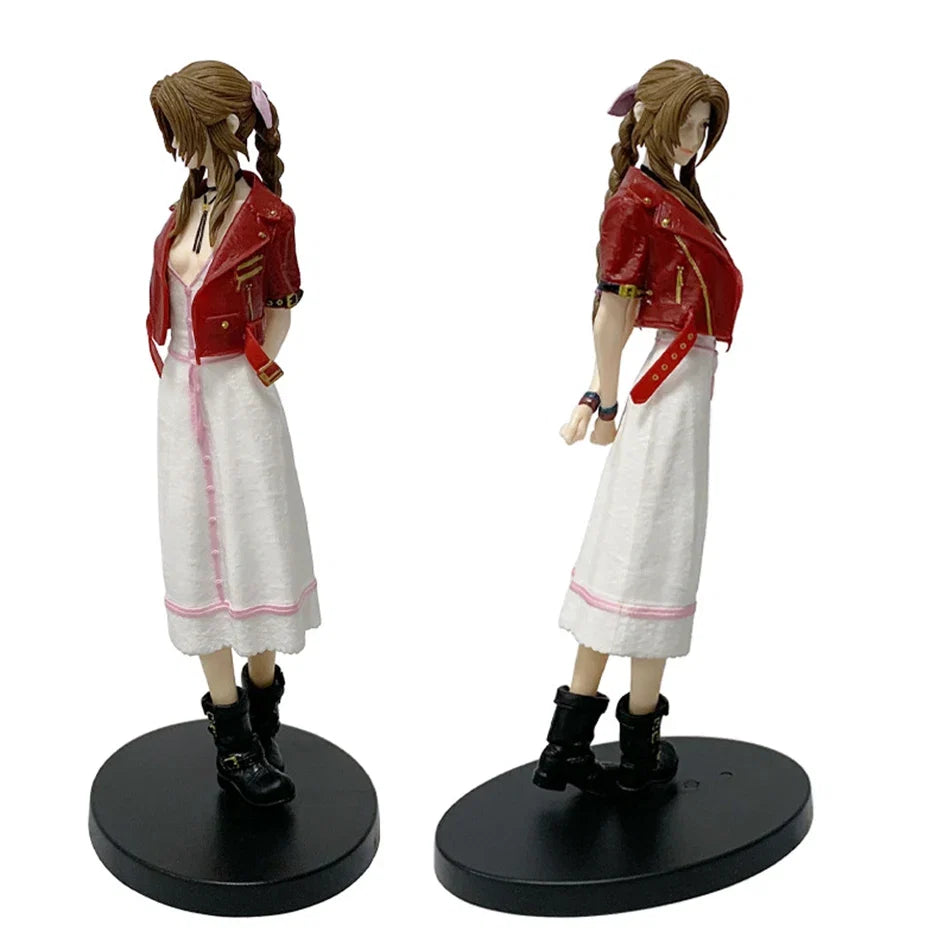 21CM //  Cloud Strife Tifa Lockhart Aerith Gainsborough Zack·Fair Figure Model PVC Toy Desktop Collection Accessories Gift