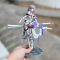25cm Anime Nikki Red Lotus Victory Goddess Anime Gk Model Handmade Trendy Play Statue Periphery Collection Ornament Toy Gift