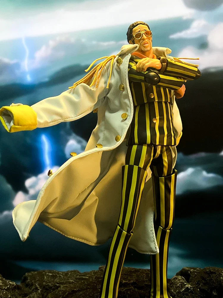 1/12 Scale Borsalino Soldier White Windbreaker Cape Coat Toys Accessory For Anime Shf 6inch Action Figure Body Decoration