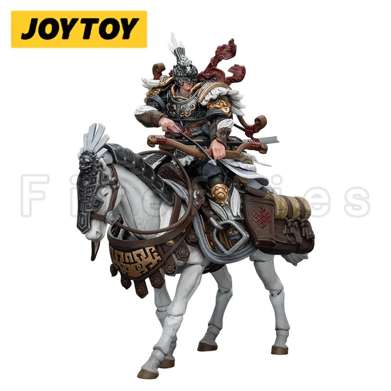 1/18 JOYTOY Action Figure Dark Source JiangHu Northern Hanland Empire White Feather Snowfield Archery Cavalry Horse