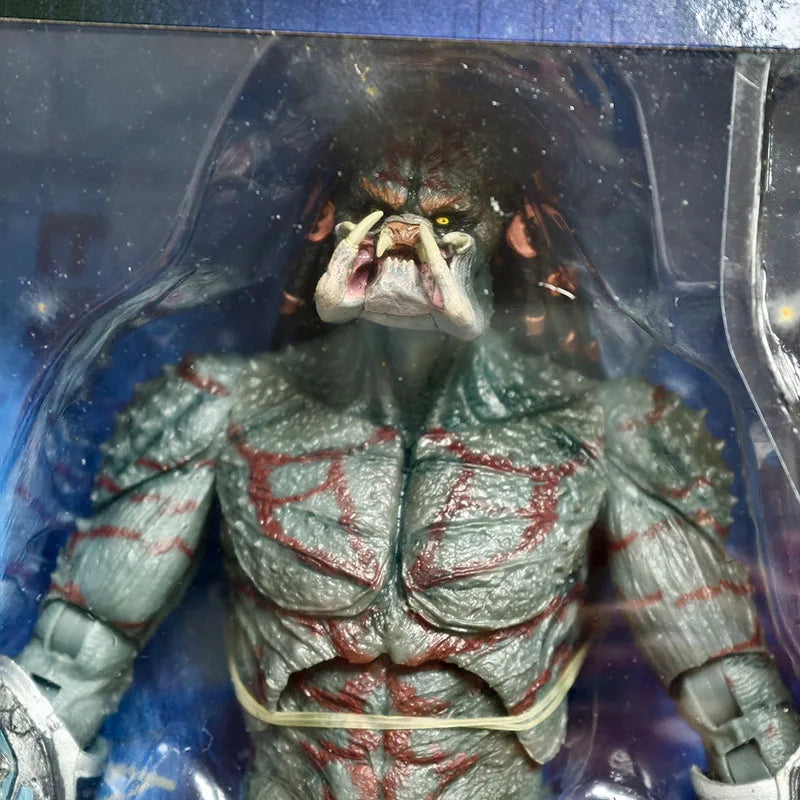 Original First Edition Of Neca Iron Blood Warrior 2018 Movie Ultimate Predator Assassin 10 Inch Figure Model Doll Toy