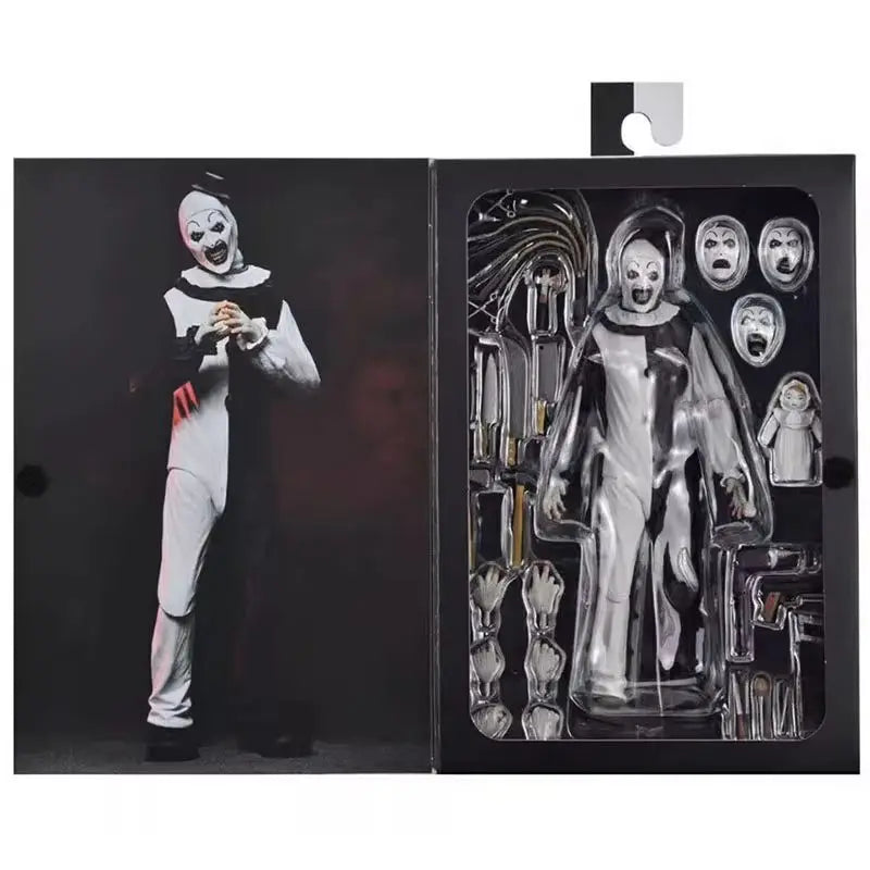 Original NECA 45251 Art The Clown Figure Damien Leone'S Terrifier Action Figure Anime Figurine Collectible Model Doll Toys Gifts