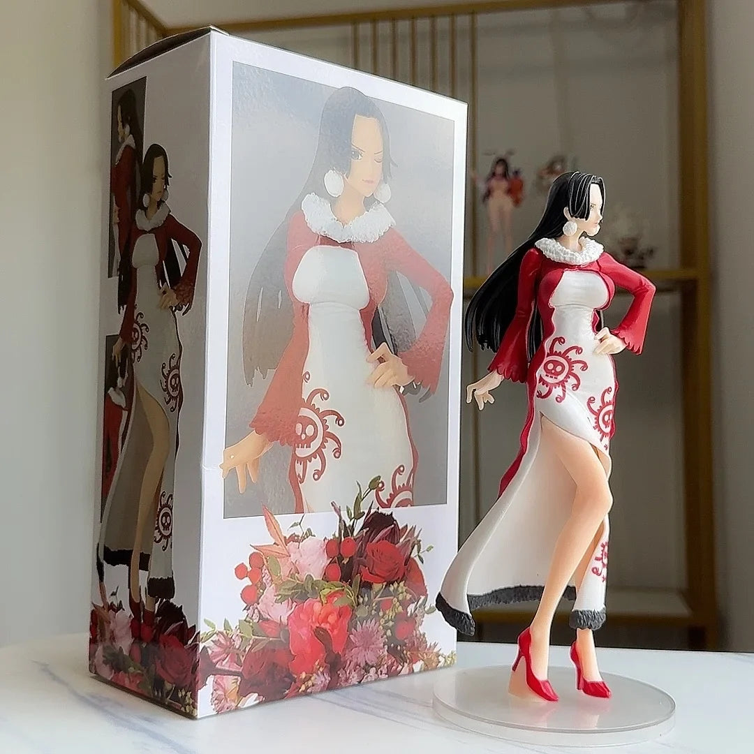 24CM One Piece peripheral handmade sweetheart cheongsam empress Boya Hancock anime peripheral boxed model ornament