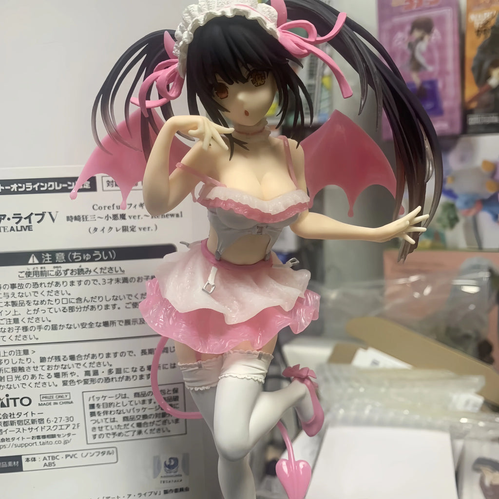 Date A Live Figure Tokisaki Kurumi Figures Swimwear Figurine Pvc Pretty Girl Doll Collection Desk Decoration Toys Holiday Gifts