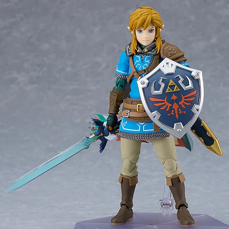 Original GOODSMILE Figma 626-DX Link Tears of the Kingdom ver DX Edition Anime Action Figure Assembly Model Ornaments Collection