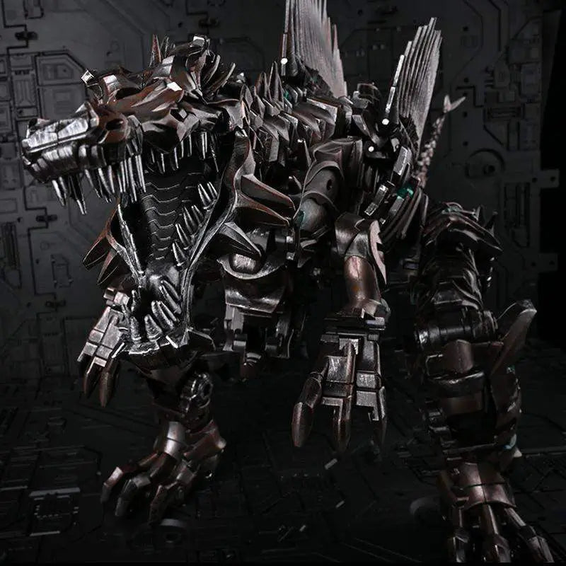 AOYI LS11 AM01 Transformation Action Figur 35cm Scorn Dinobots Ancient Behemoth Dinosaur Anime Figure Model Toy