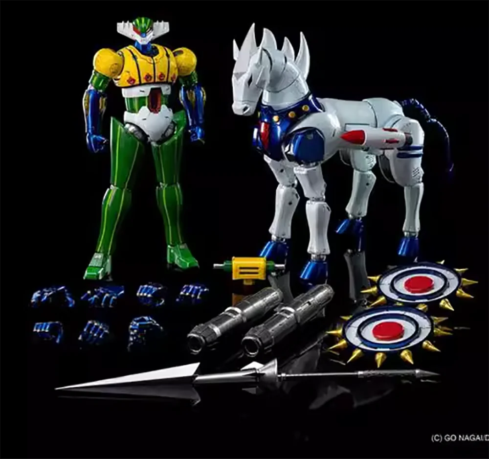 Original King Arts DFS072 Alloy Scenario Series Diamond Flying Diamond Jeeg Action Anime Figure ModelToys 25.2CM Collection Gift