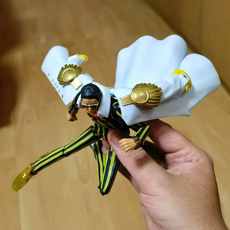 Bandai Original In Stock SHF One Piece Egghead Island Arc Admiral Kizaru Action Figure Anime Figure Desktop Collectible Toy Gift