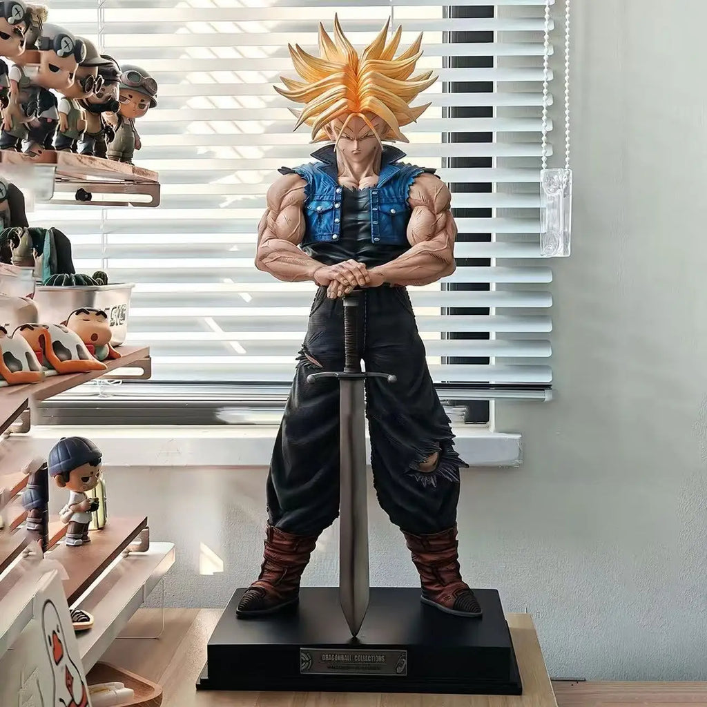 Jt Statue Dragon Ball Z Trunks Figure 53cm/20.87inch Future Trunks Super Saiyan Action Figures Collection Mode Toys Gifts