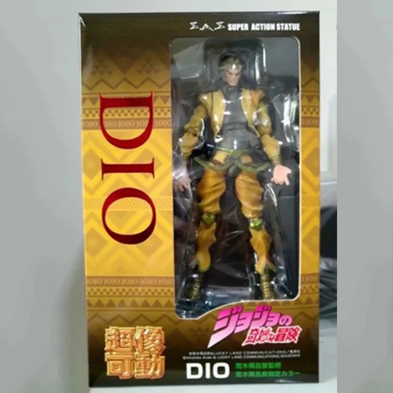 15cm Anime jojo bizarre adventure Kujo Jotaro Dio Brando Diavolo Bruno Bucciarati Leone Abbacchio Jolyne Cujoh Action Figure