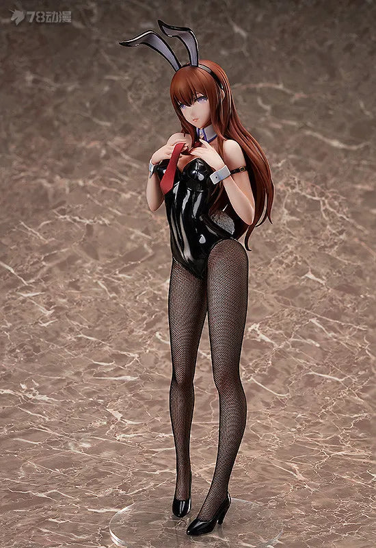 FREEing B-style Makise Kurisu Bunny Ver. 1/4 Scale 42cm 18+ Anime Sexy Bishoujo PVC Figure with Cloth Parts Action Figures toys