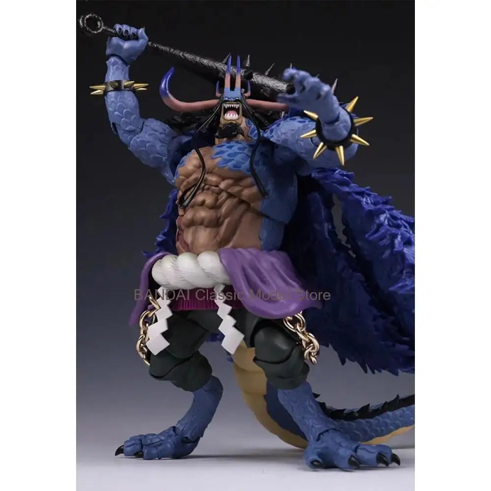 100% Original Bandai S.H.Figuarts SHF Kaido Of The Beasts Human Beast Form Kaidou In Stock Anime Action Collection Figures Toys