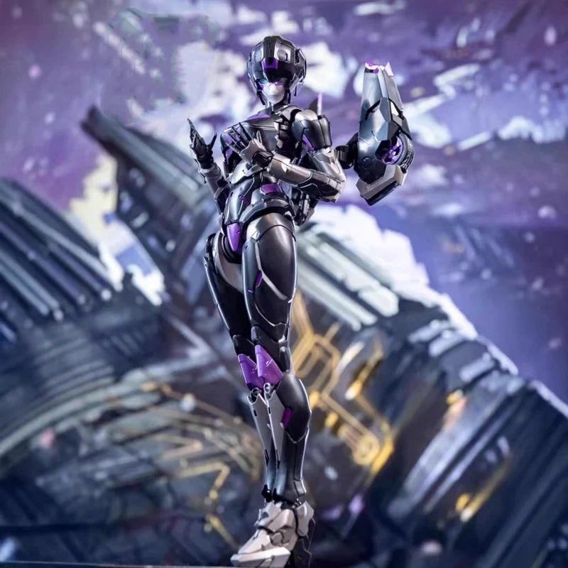 Meili Infinity M66337 Arcee Inspired By Riobot 17cm Abs Transformation Assembly Model Kit  Action Figures Robot Toys Collectors