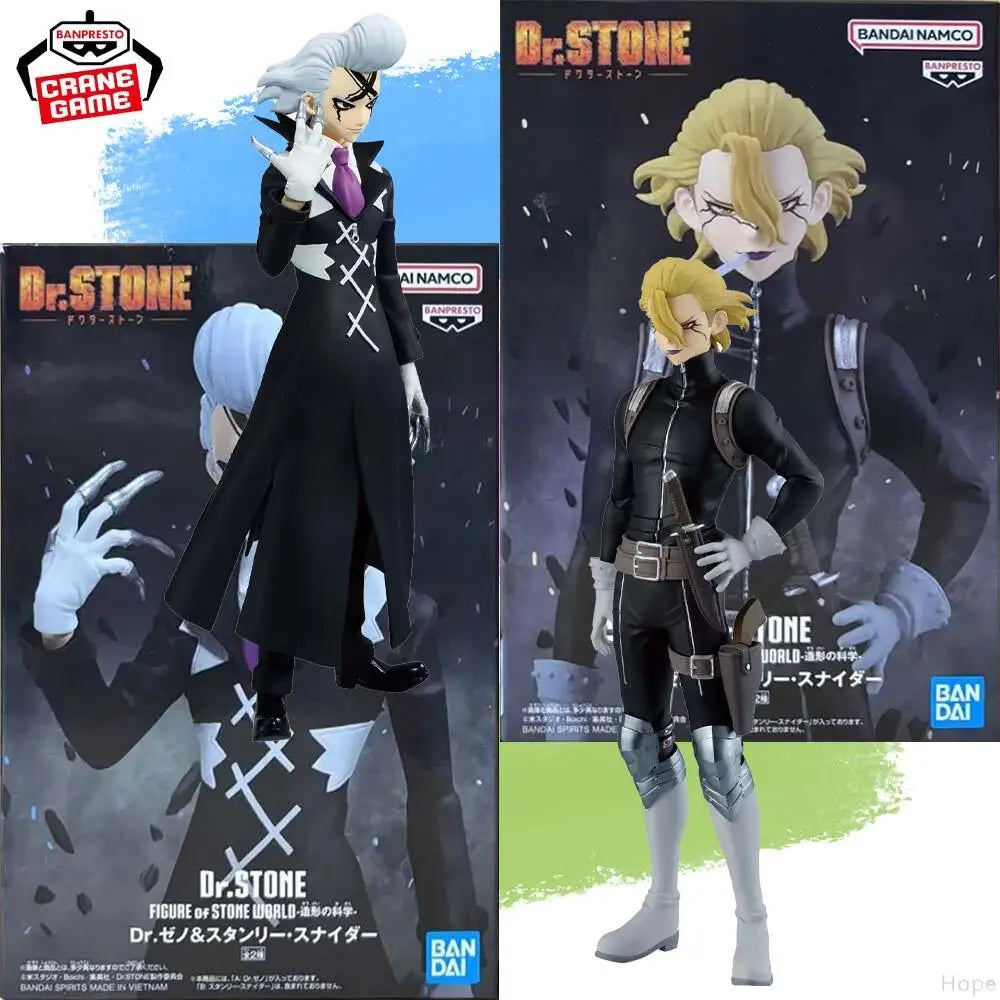 Original BANPRESTO Dr.STONE The Science of Modeling Stanley Snyder Geno Figure Anime Model Toy