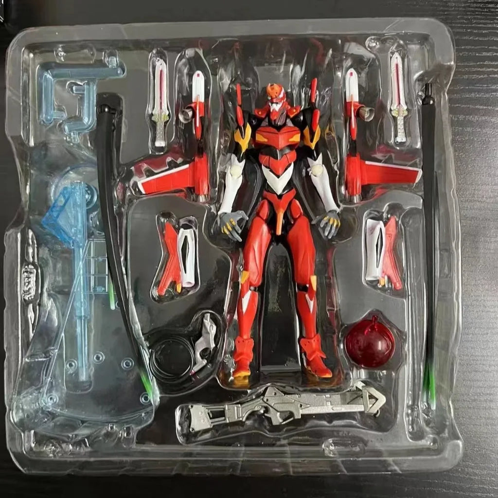 Bandai Boxed 23CM New 2025 Anime EVA 02 MAF005 Figure PVC Model Toys Doll Collect Ornaments Gifts