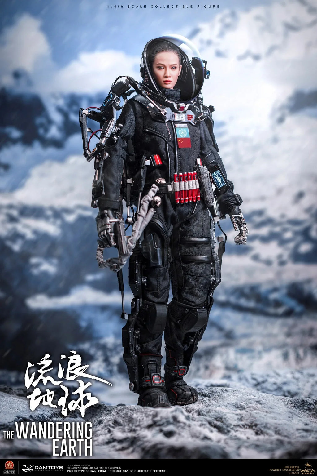 Original DAMTOYS DMS036 1/6 Scale Female Soldier Chinese Classic Movie Zhou Qian Rescue Team Full Set 12in Action Figure Model