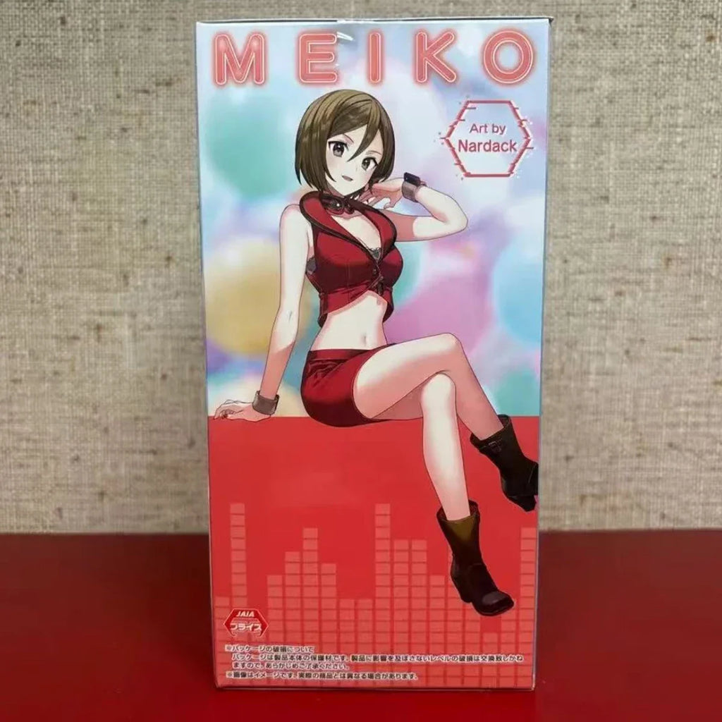 100% Original FuRyu Noodle Stopper Figure Piapro Characters Meiko Collection Series Garage Kit Model Toys Anime Figure