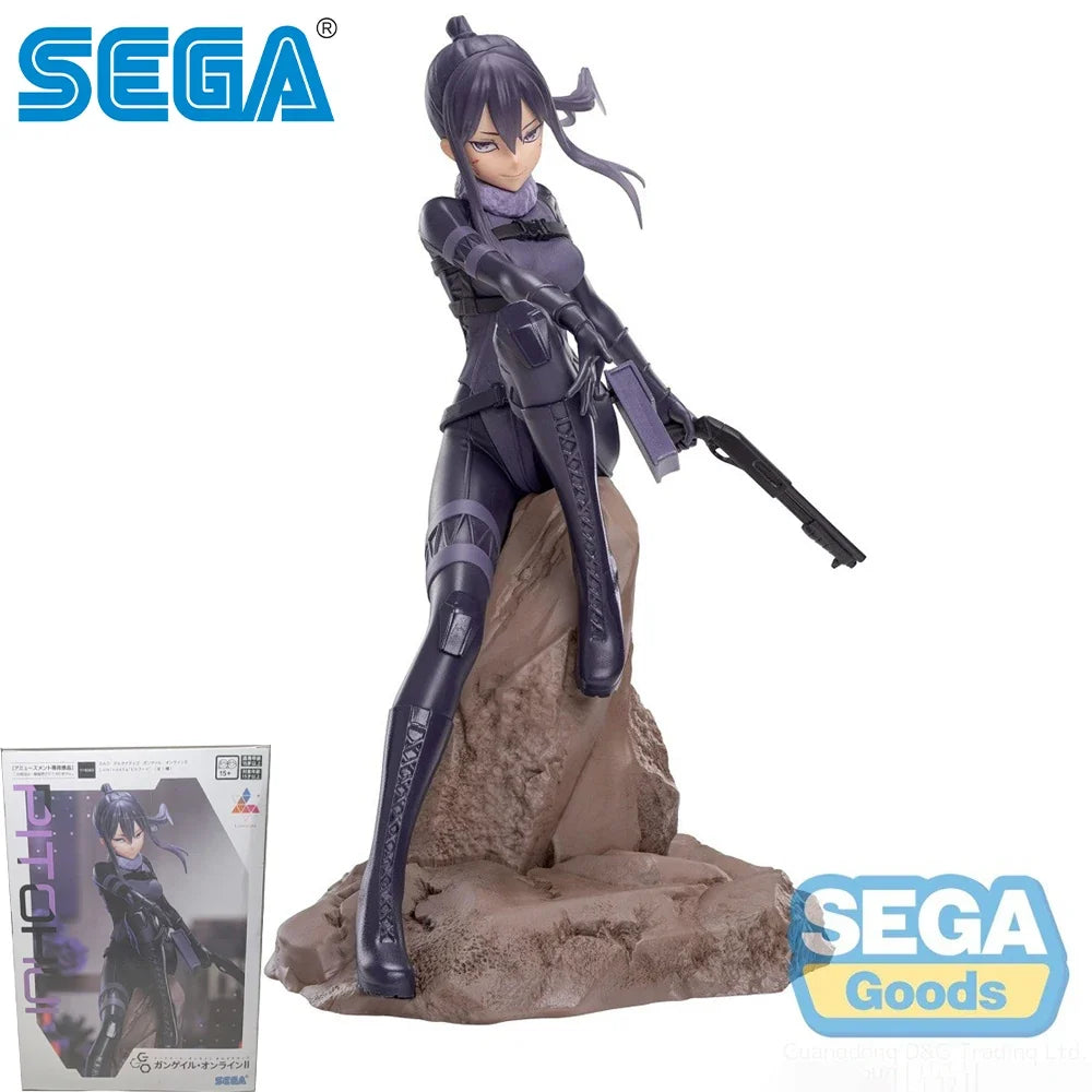 In Stock Original SEGA  Sword Art Online Alternative Gun Gale Online II Pitohui Collection Series Model Cartoon Character