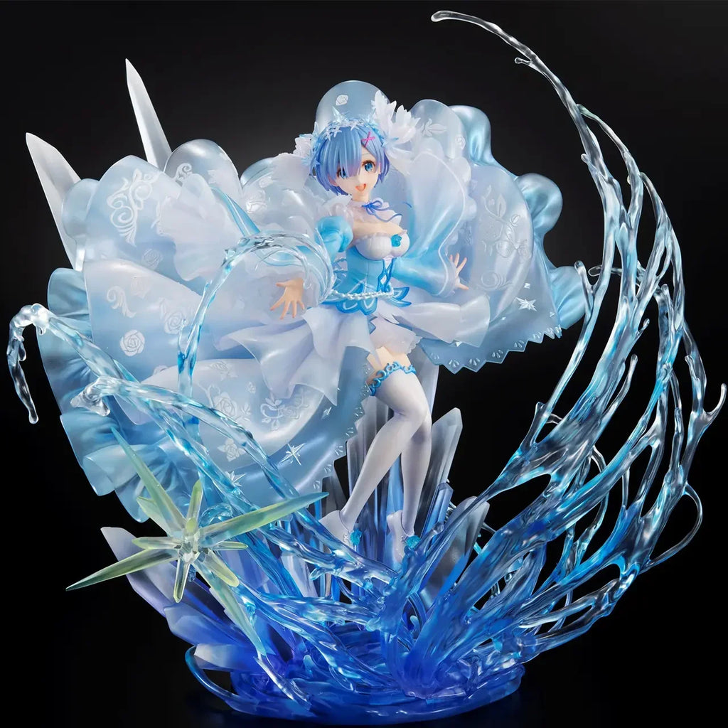 SSF Anime Re:zero Starting Life In Another World Emilia Crystal Dress Ver. 1/7 Complete Pvc Action Figure