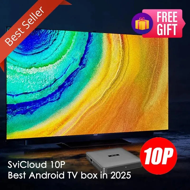 [Genuine]NEW ARRIVAL SviCloud 10P  tv box 2025 Android 12 update From 9P hot in UK Japan Singapore Korea USA  Canada france NZ