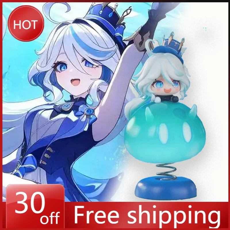 11.5cm Genshin Impact Furina Focalors Anime Figure God of Water Anime Action Model Peripheral Collection Decoration Dolls Toy