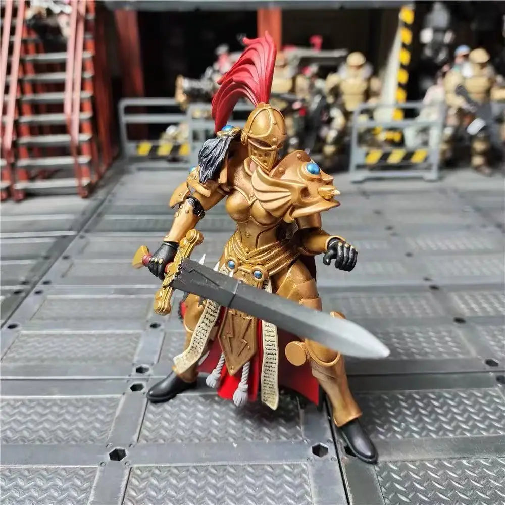 【In Stock】 JOYTOY Warhammer 40K Sisters of Silence White Falcons Vigilator Cadre Vigilator Mistress Squad Toy