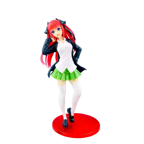 Anime Nino Figure 20CM Black Jacket College Uniform The Quintessential Quintuplets Standding Model Dolls Toy Gift PVC Material