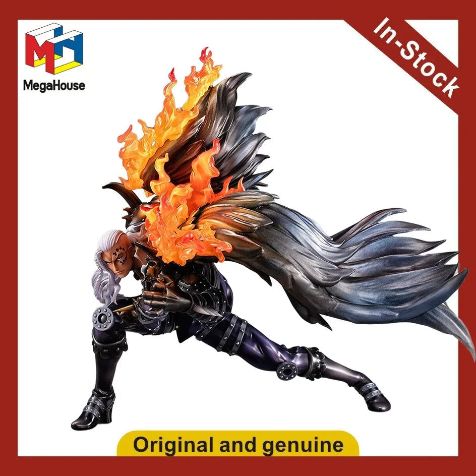 【FS】MegaHouse POP One of The Navigator Beasts Pirates Big Board „Glut des Feuers“ Anime-Puppe Figur Modell Spielzeug Geschenke