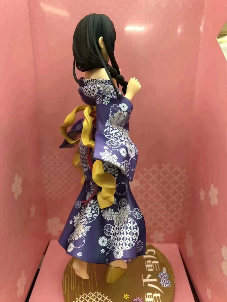 26cm Yukinoshita Yukino Figure Oregairu Standing Pose Yukata Anime Collectible Boxed Desktop Decor Figurine For Otaku Fans