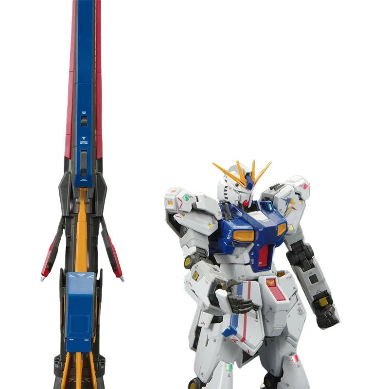 Bandai Genuine RG RX-93ff V GUNDAM Anime Action Figure Robot Periphery Collectible Assembly Model Toys Ornaments Gift Children