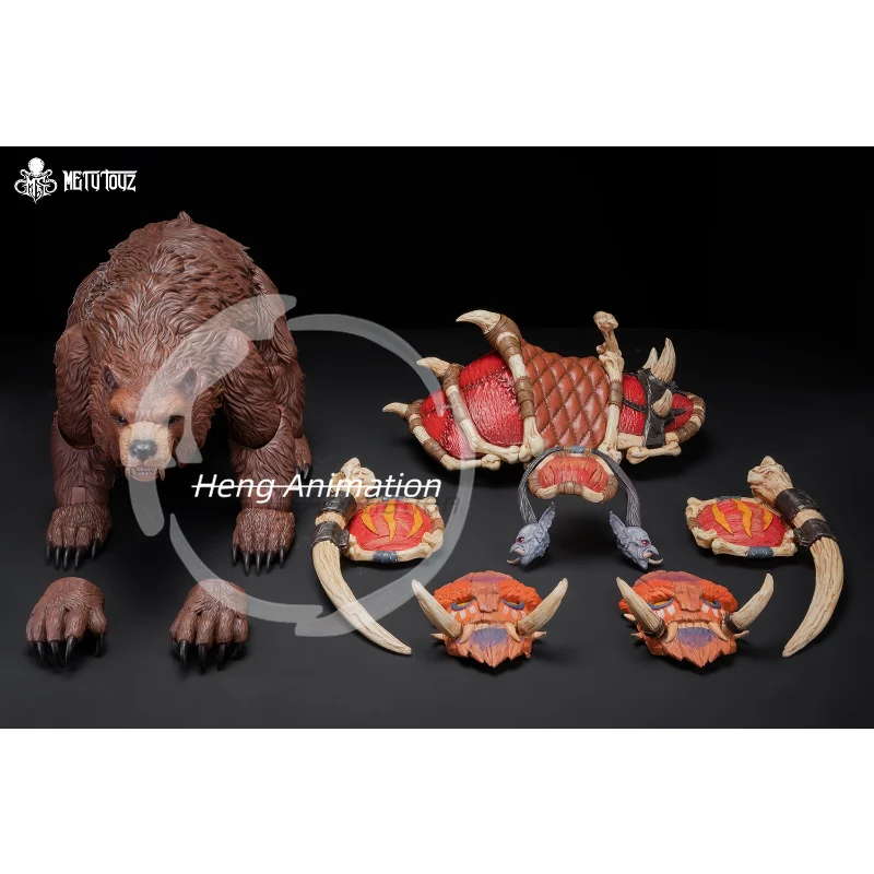 Pre-order: Mety Toyz Armoured Giant Bear Mount Model - Collector's Limited Edition Articulated Action Figure Anime Figurine -